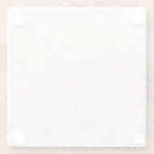 ストロベリーミニマリズム ガラスコースター (裏面)
