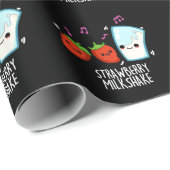 ストロベリーミルクおもしろいシェイクフードパンダークBG ラッピングペーパー (ロールコーナー)