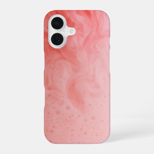 ストロベリーミルクシェイク写真 iPhone 16ケース (裏面)