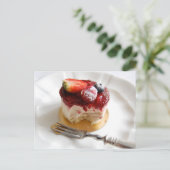 ストロベリームースプティガトーハガキ ポストカード (スタンド正面)