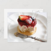 ストロベリームースプティガトーハガキ ポストカード (正面/裏面)