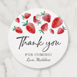 ストロベリーメッセージカード誕生日ベリーマリースウィート フェイバータグ