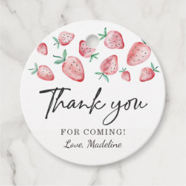 ストロベリーメッセージカード誕生日ベリーマリースウィート フェイバータグ