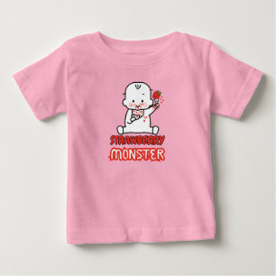 ストロベリーモンスター ベビーTシャツ