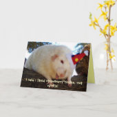 ストロベリーヨギーが好きだって… カード (黄色い花)