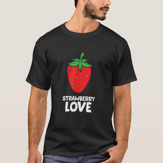 ストロベリーラブサマーフルーツイチゴ Tシャツ (正面)