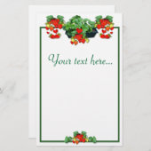 ストロベリーラブ 便箋 (正面/裏面)