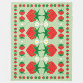 ストロベリーラージフリースブランケット フリースブランケット (正面)