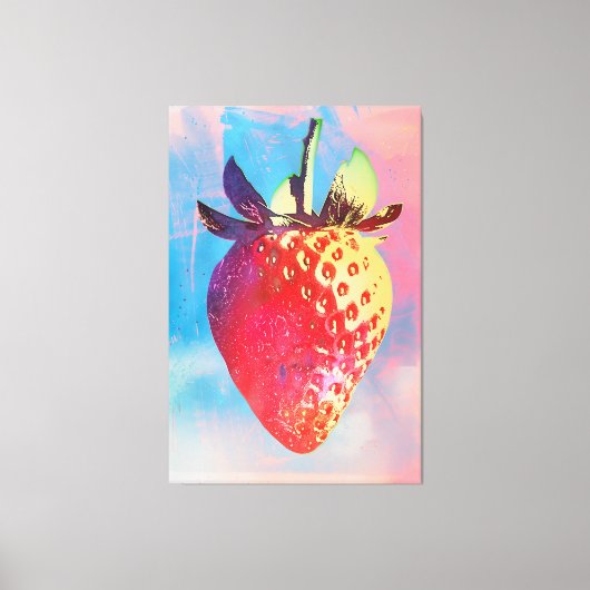 ストロベリーリゾグラフ キャンバスプリント (正面)