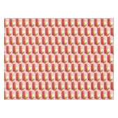 ストロベリールバーブパイラモードデザートスライス テーブルクロス (正面(横))