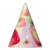 ストロベリーレインボリーファースト1歳 パーティーハット (左)