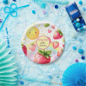 ストロベリーレインボリーファースト1歳 ペーパープレート (パーティー)