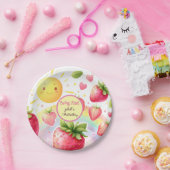 ストロベリーレインボリーファースト1歳 ペーパープレート (パーティー)