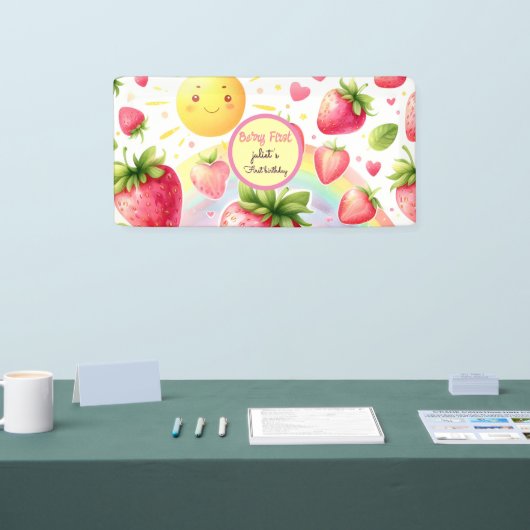 ストロベリーレインボリーファースト1歳 横断幕 (トレードショー)