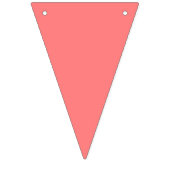 ストロベリーレッドからソフトブルーへのグラデーション バンティングフラッグ (第2の旗)