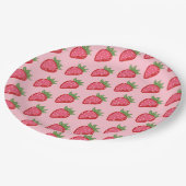 ストロベリーレッドピンクベリースウィート ペーパープレート (アングル)