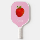 ストロベリーレッドピンク4スーザン ピックルボールラケット (裏面)