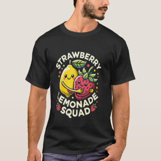 ストロベリーレモネードスクワッド かわいい カワイイ デザイン Tシャツ