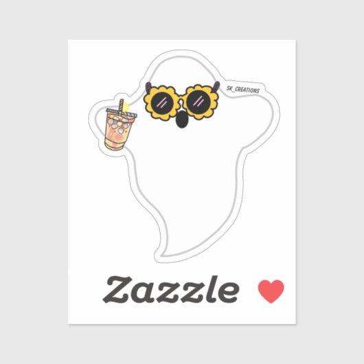 ストロベリーレモネード幽霊 シール (シート)