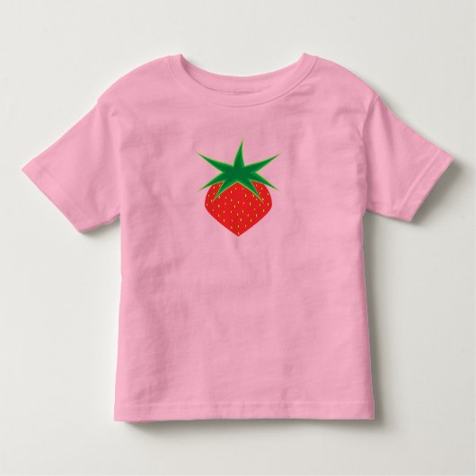 ストロベリー幼児Tシャツ トドラーTシャツ (正面)