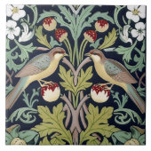 ストロベリー泥棒ウィリアム・モリスアールヌーボー タイル (正面)