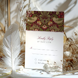 ストロベリー泥棒RSVP招待状結婚for 招待状