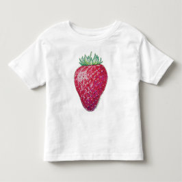 ストロベリー立体図 トドラーTシャツ
