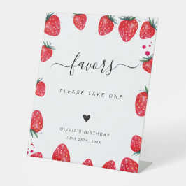 ストロベリー誕生日ウィズサイン 台座サイン