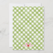 ストロベリー誕生日サンキューカード- 5 x 7 サンキューカード (裏面)