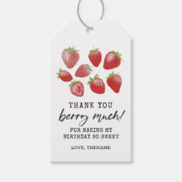 ストロベリー誕生日サンキューラベル・ベリースウィート ギフトタグ