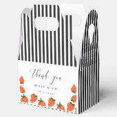 ストロベリー誕生日テーマサンキュー フェイバーボックス (オープン)