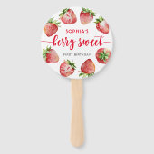ストロベリー誕生日ベリースイートフォト ハンドファン (正面)