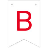 ストロベリー誕生日ベリースイートフォト バンティングフラッグ (第2の旗)