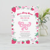 ストロベリー誕生日ベリースウィートバースデーパーティー 招待状 (スタンド正面)