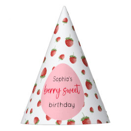 ストロベリー誕生日ベリースウィート パーティーハット