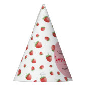 ストロベリー誕生日ベリーファースト パーティーハット (左)