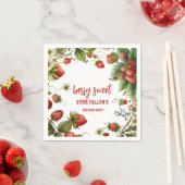 ストロベリー1stバースデーベリーFirst スタンダードカクテルナプキン (インサイチュ)