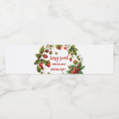 ストロベリー1stバースデーベリーFirst ペットボトルラベル (シングルラベル)