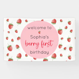 ストロベリー1stバースデーベリーFirst 横断幕