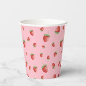 ストロベリー1stバースデーベリーFirst 紙コップ (裏面)