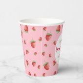 ストロベリー1stバースデーベリーFirst 紙コップ (右)