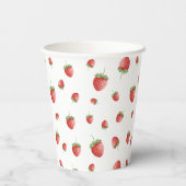 ストロベリー1stバースデーベリーFirst 紙コップ (裏面)