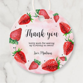 ストロベリー1stバースデーベリーFirst Friendsラベル フェイバータグ