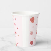 ストロベリー1stベリーファースト誕生日紙カップ 紙コップ (右)