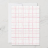 ストロベリー1st誕生日パーティーベリーファースト誕生日 招待状 (裏面)