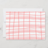 ストロベリー1st誕生日パーティーベリー最初 招待状 (裏面)