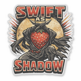 ストロベリー・アサシン - SWIFT AS SHADOW ヒーロー シール