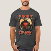 ストロベリー・アサシン - SWIFT AS SHADOW ヒーロー Tシャツ (正面)