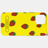 ストロベリー イエロー カスタム Case-Mate iPhoneケース (裏面 (横))
