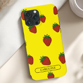 ストロベリー イエロー カスタム iPhoneケース